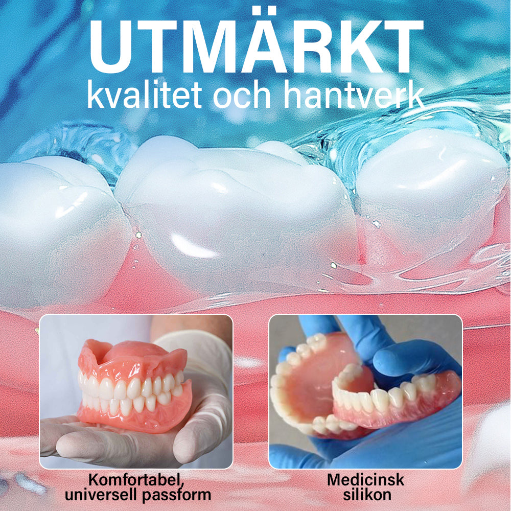 ✅ Tillverkad och skickad från Sverige | Ourlyard® Suction-fit Komplett Tandprotes 🍀