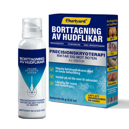 ✅ Officiell Flaggskeppsbutik | Ourlyard® TagRecede Kryobehandling Spray | Tar bort vårtor och hudflikar, lämplig för alla hudtyper.