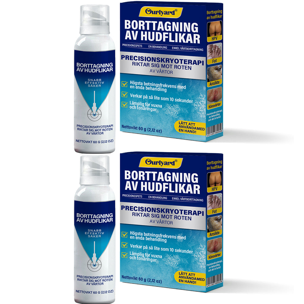 ✅ Officiell Flaggskeppsbutik | Ourlyard® TagRecede Kryobehandling Spray | Tar bort vårtor och hudflikar, lämplig för alla hudtyper.