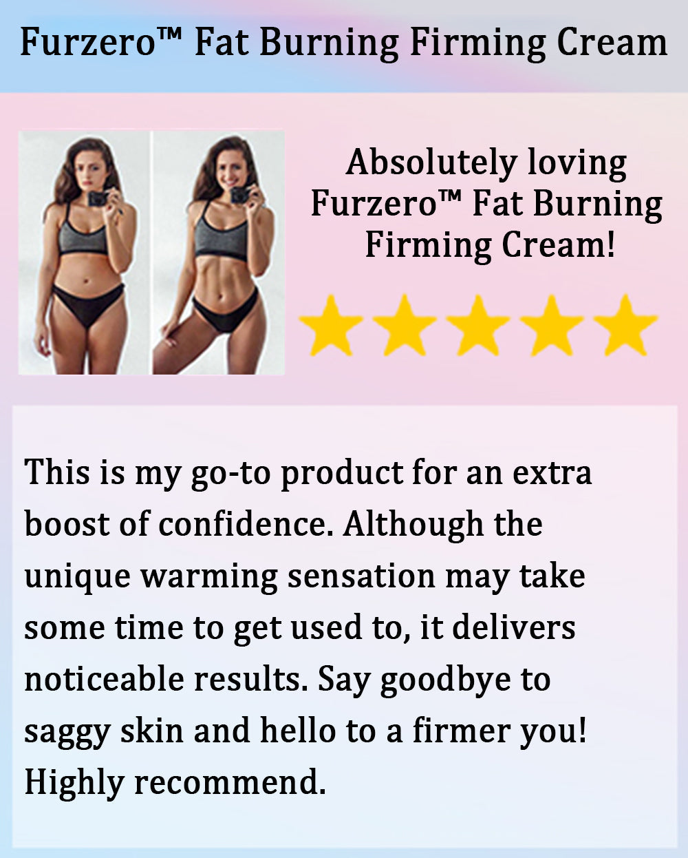 Furzero™ Fat Burning Firming Cream (fri från mineralolja)